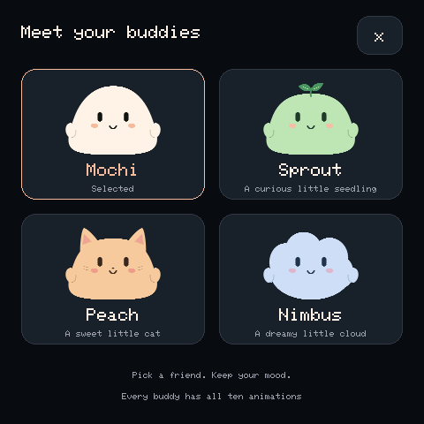 The firmware character picker